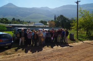 Members on site visit to Greyton 14 May 2018