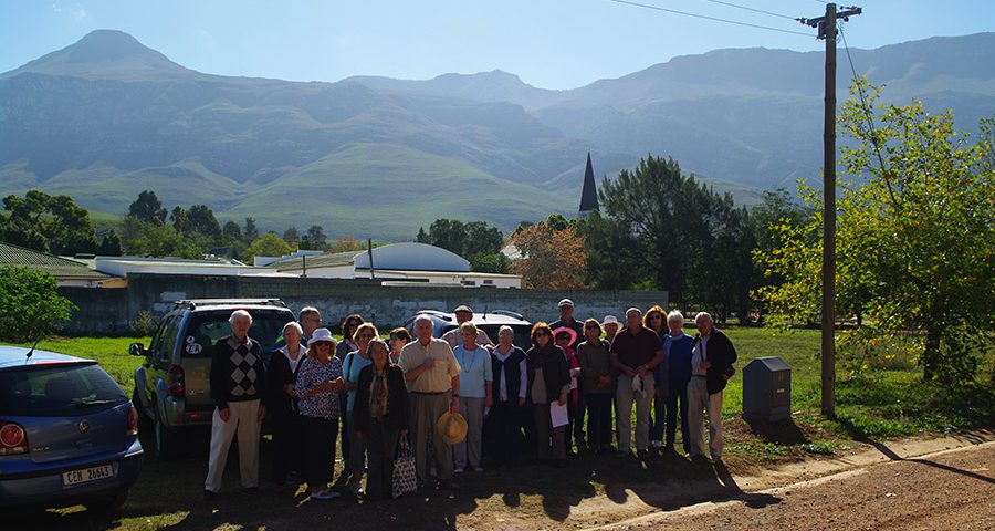 Members on site visit to Greyton 14 May 2018