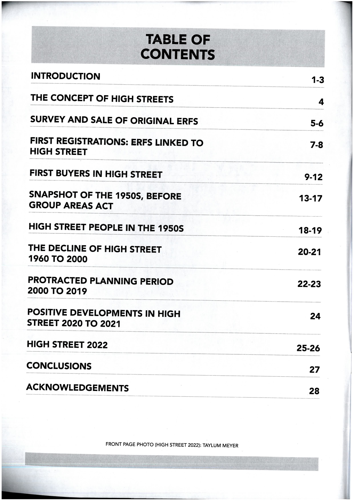 History of High Street, Hermanus: 1857 - 2021